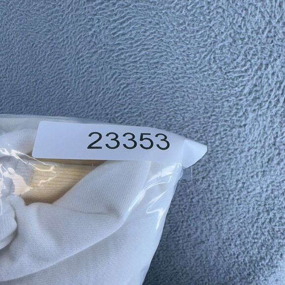 Pokemon Sweatshirt Adult Large White Yellow Pikachu Patch Boxy Spellout Litlab - Picture 11 of 11